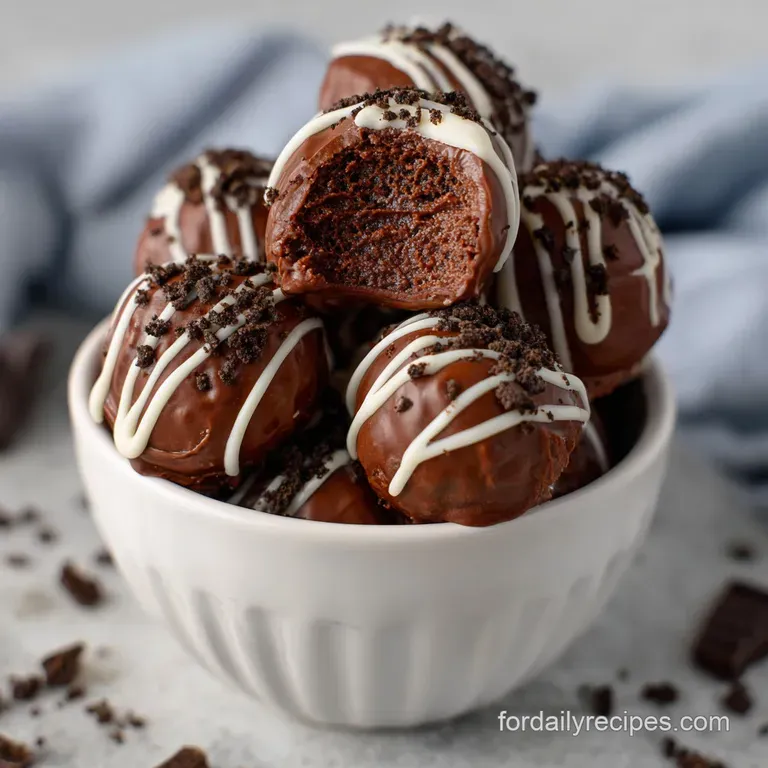 Oreo Balls: The Easiest No-Bake Chocolate Truffles