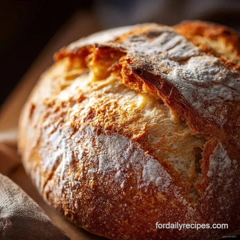 Dutch Oven Bread: Effortless Hearth Loaf Recipe presentation