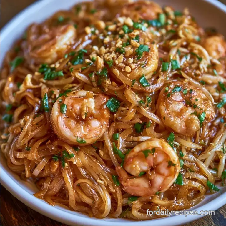 Authentic Tamarind Shrimp Pad Thai