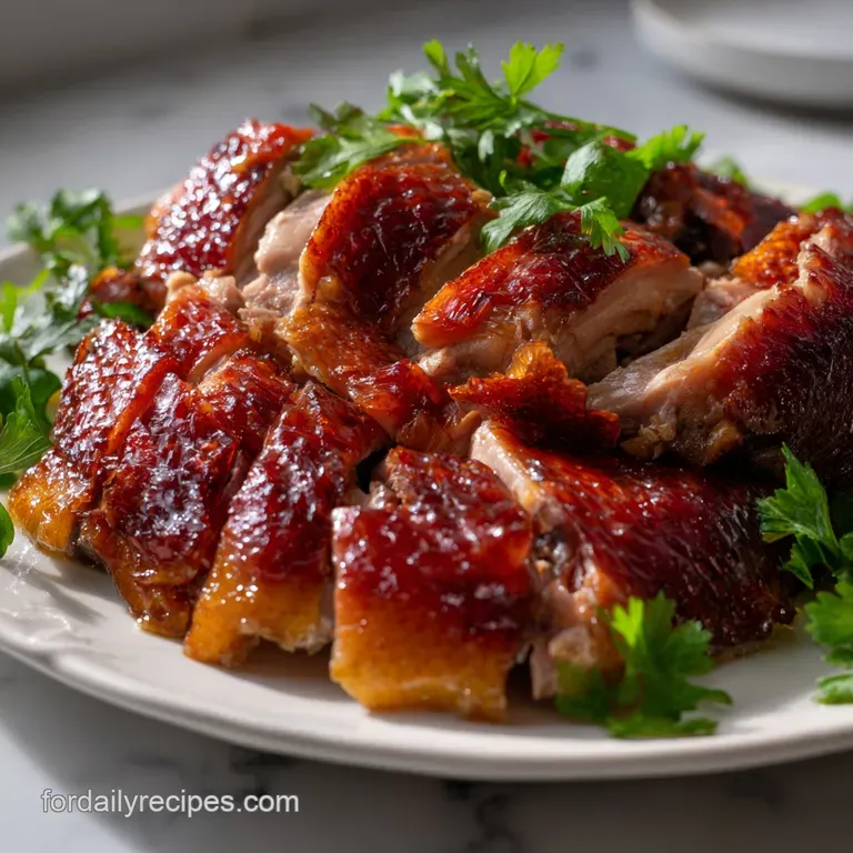 Authentic Peking Duck Recipe with Crispy Skin