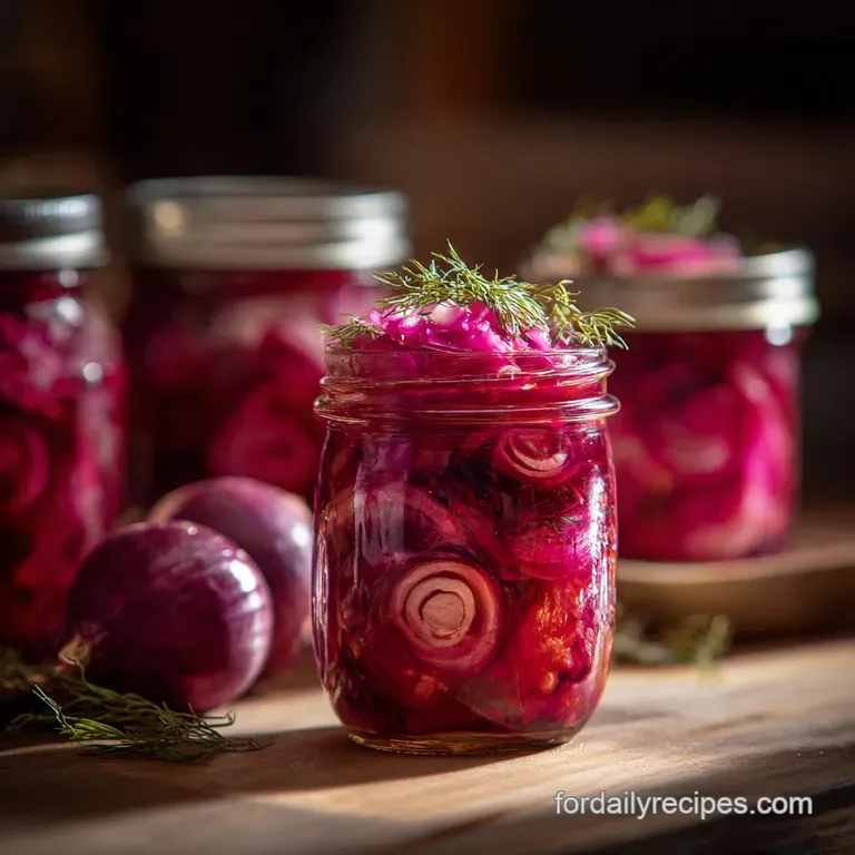 Pickled Red Onions: the Essential 10-Minute Quick Pickle for Tacos presentation
