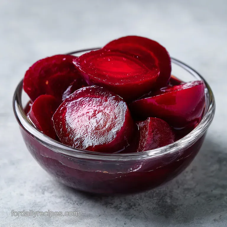Refrigerator Pickled Beets: Tangy and Crisp