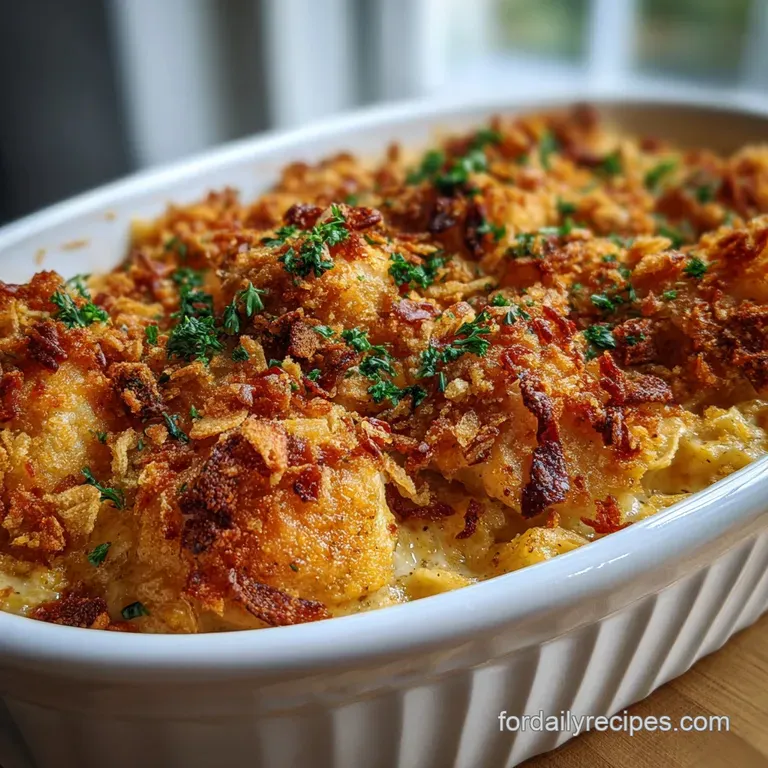Ritz Chicken Casserole: Old Fashioned