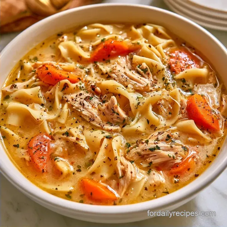 Rotisserie Chicken Noodle Soup: 45-Minute Meal