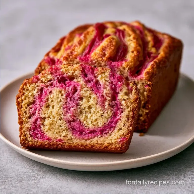 Rustic Rhubarb Bread: Fluffy and Tart
