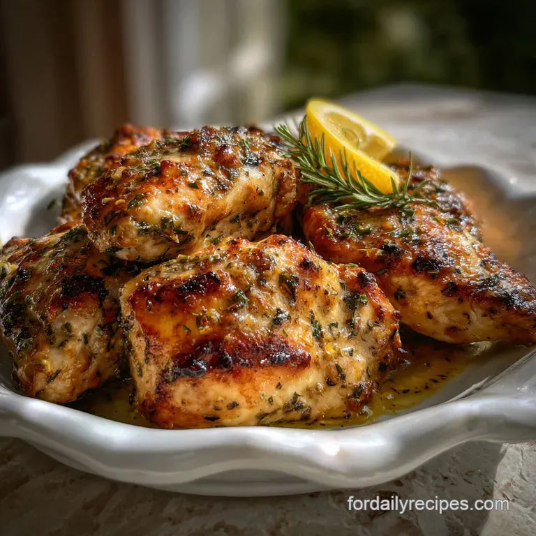 The Ultimate Lemon-Herb Chicken Thigh Marinade