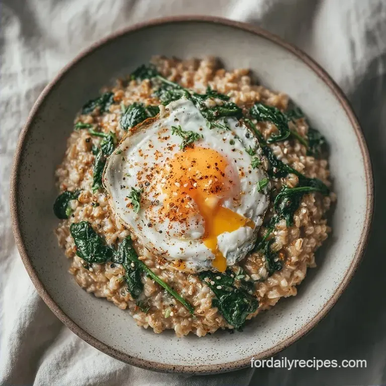 Savory Poached Egg Bowl: Hearty and Healthy