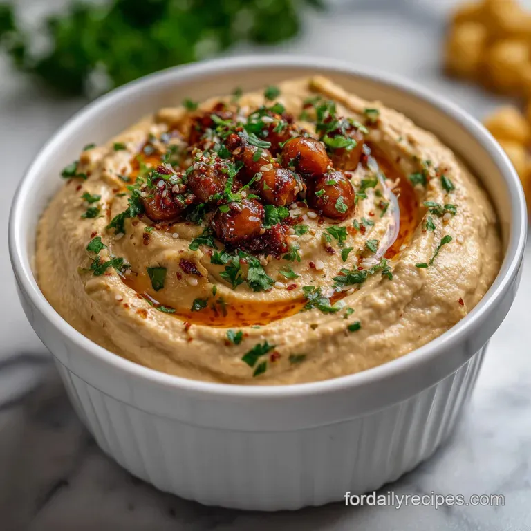 Hummus Without Tahini: Silky Smooth Easy Recipe