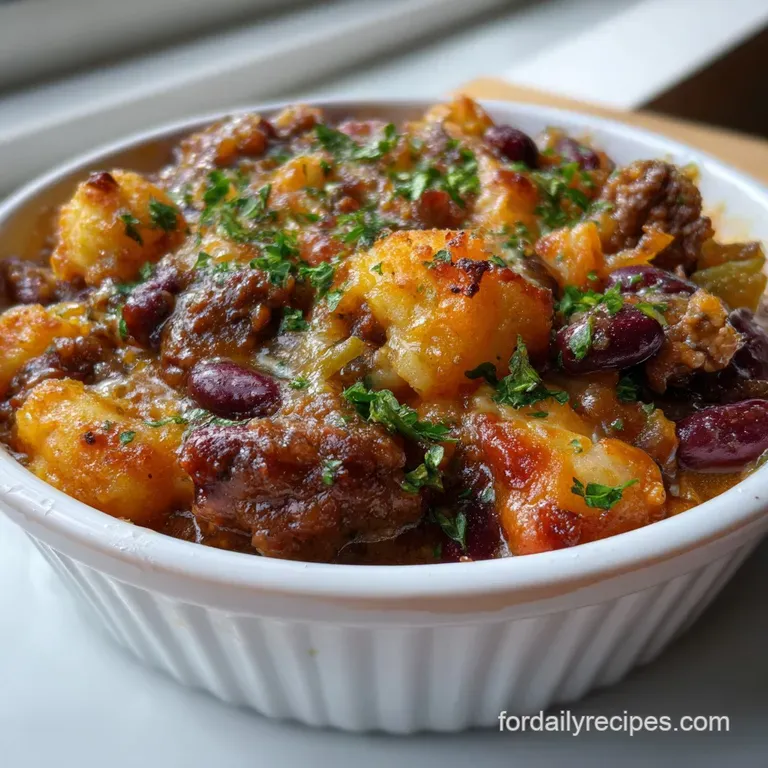 Calico Beans: the Ultimate Easy Slow Cooker Comfort Food presentation