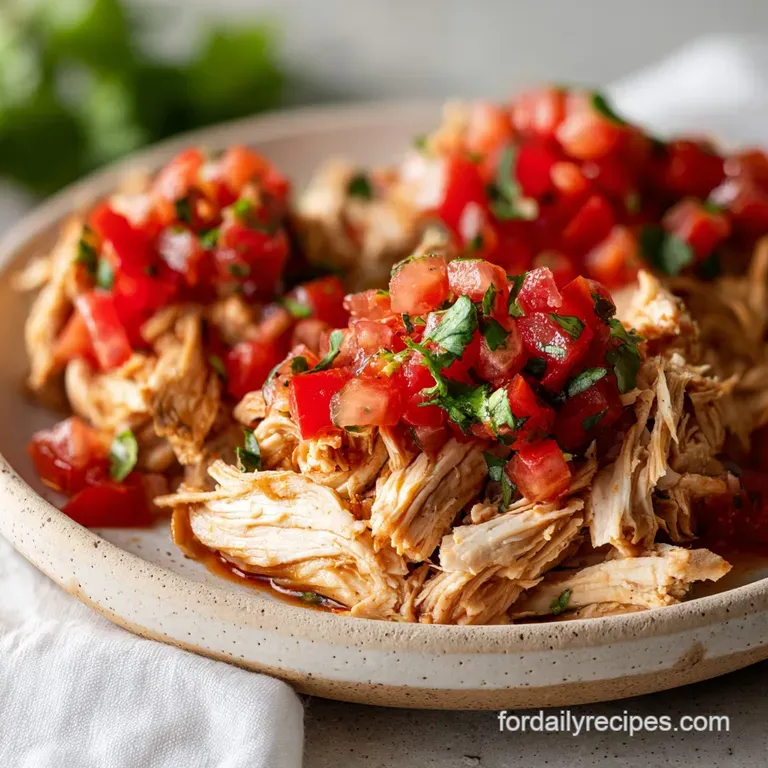 Slow Cooker Chicken Fajitas with Salsa: Effortless Dinner