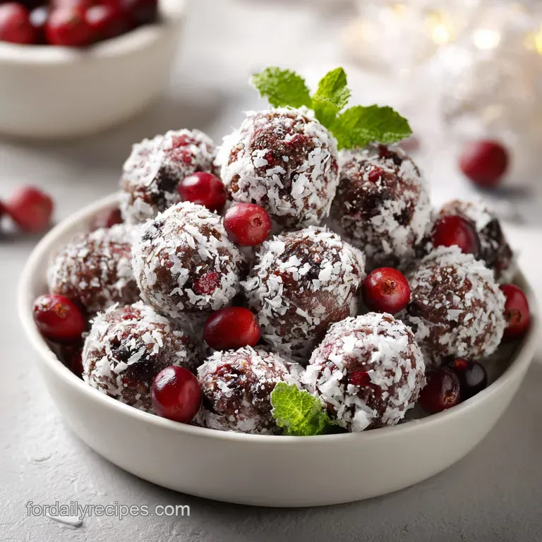 Cranberry Meatballs: Slow-Cooked and Tender