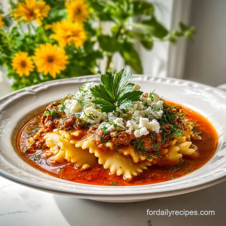 Slow Cooker Lasagna Soup