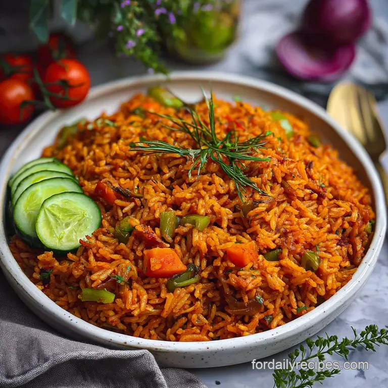 Jollof Rice Recipe: Smoky & Savory