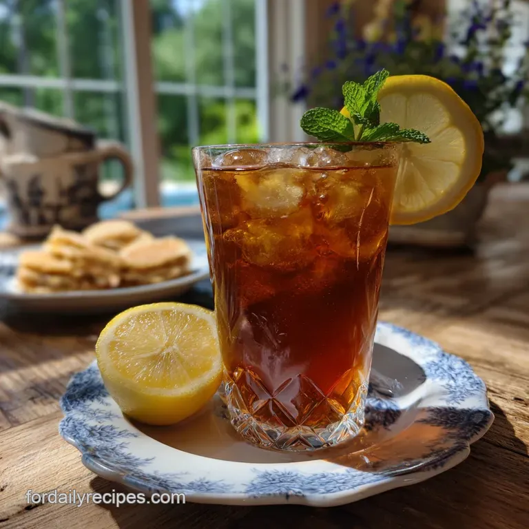 The Smoothest Sweet Tea Tea: No Bitter Aftertaste presentation
