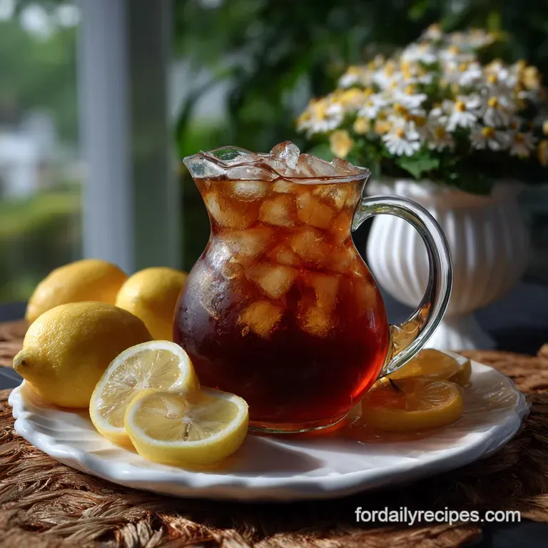 Sweet Tea Tea: Ultra Smooth Southern Iced Tea Recipe
