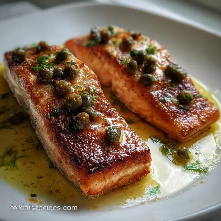 Sockeye Salmon with Brown Butter and Capers
