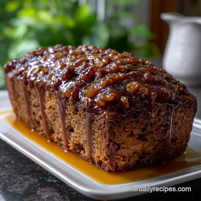 Date Palm Recipe: Sticky Toffee Loaf