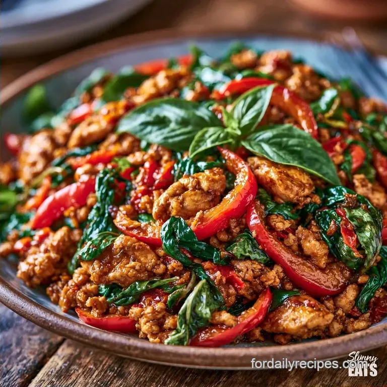 Authentic Thai Basil Chicken in 20 Minutes