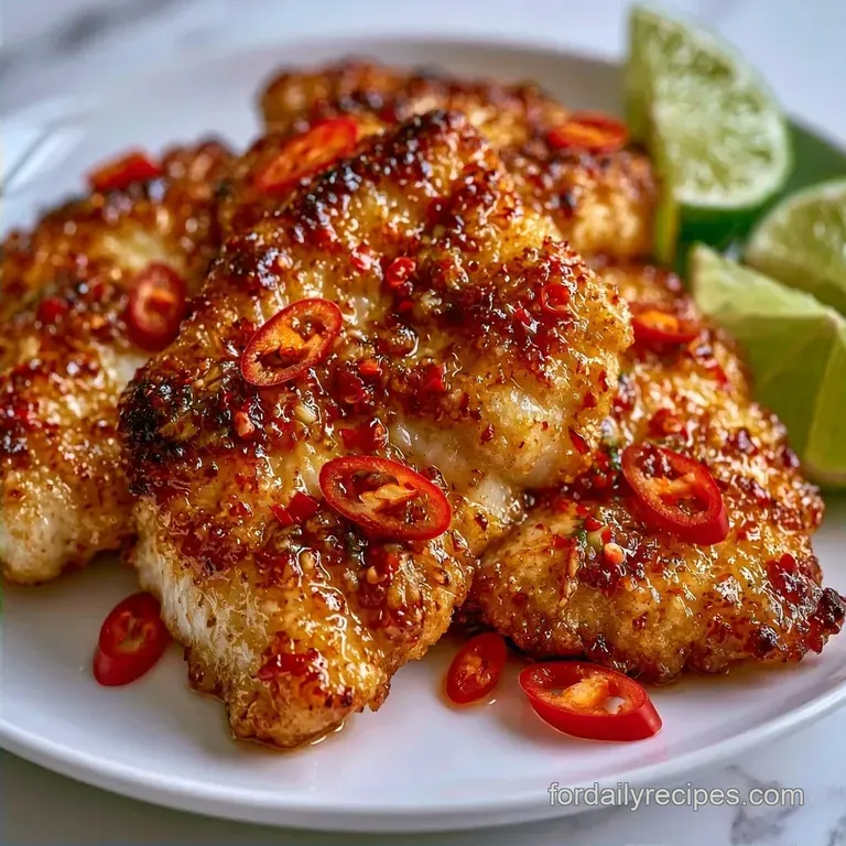 Authentic Thai Chilli Lime Fish