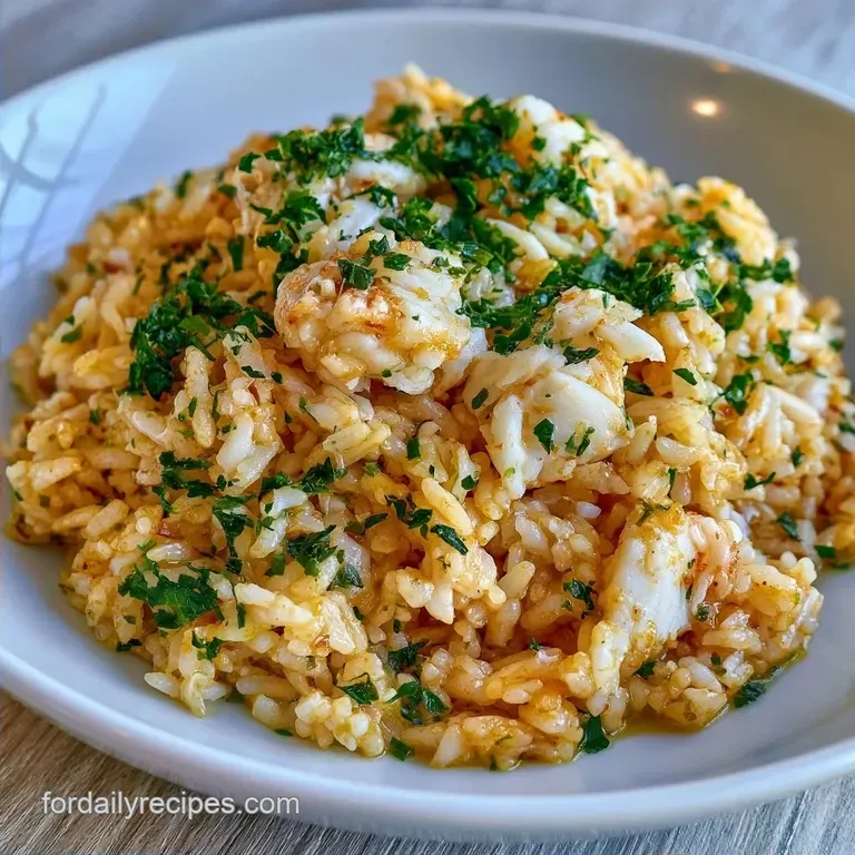 Thai Crab Fried Rice with Lump Crab