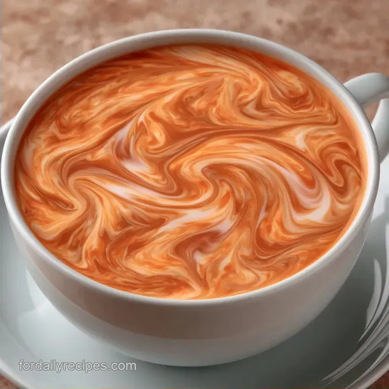 Authentic Thai Iced Tea Latte