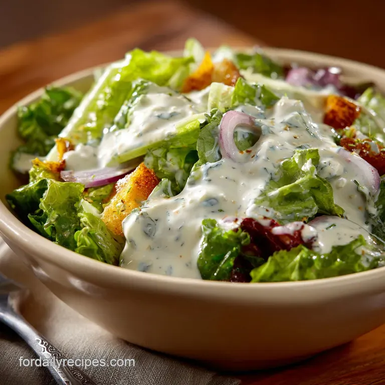 Buttermilk Ranch: the Ultimate Homemade Dressing Recipe presentation