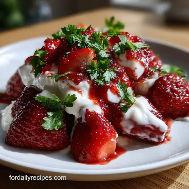 Velvety Fresas Con Crema Recipe