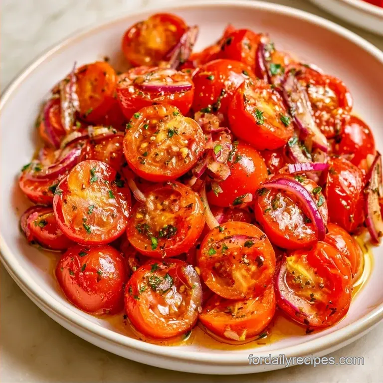 Zesty Heart-Healthy Marinated Tomatoes